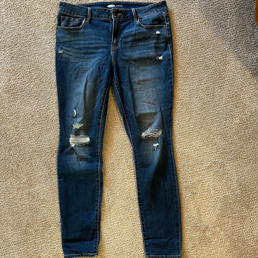 Old navy, size 14 long. Pop Icon Skinny jeans.